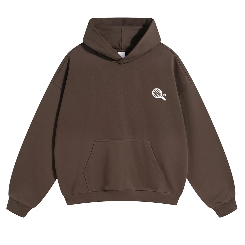 Padel Player Unisex Solid Color Hoodie wearishow