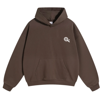 Padel Player Unisex Solid Color Hoodie wearishow