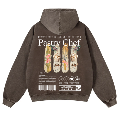 Pastry Chef Washed Hoodie wearishow