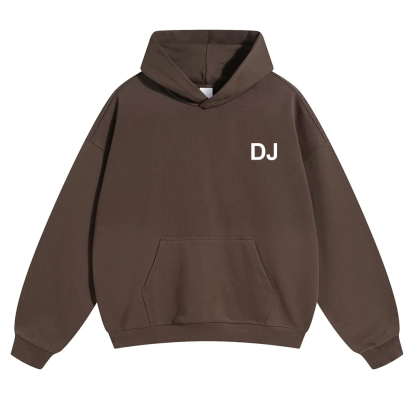 DJ Unisex Solid Color Hoodie wearishow