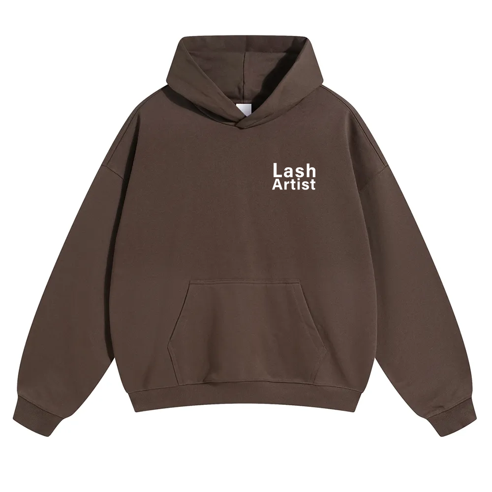 Lash Artist Unisex Solid Color Hoodie wearishow