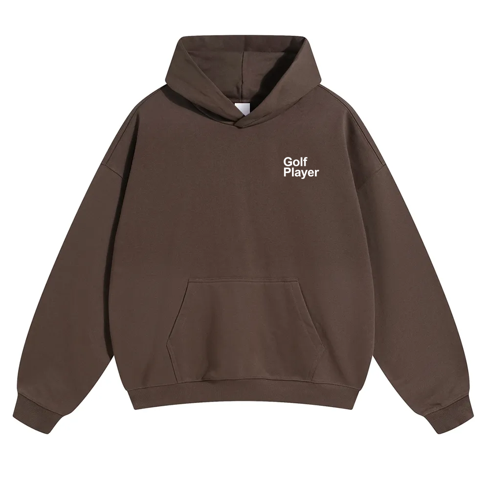 Golf Player Unisex Solid Color Hoodie wearishow