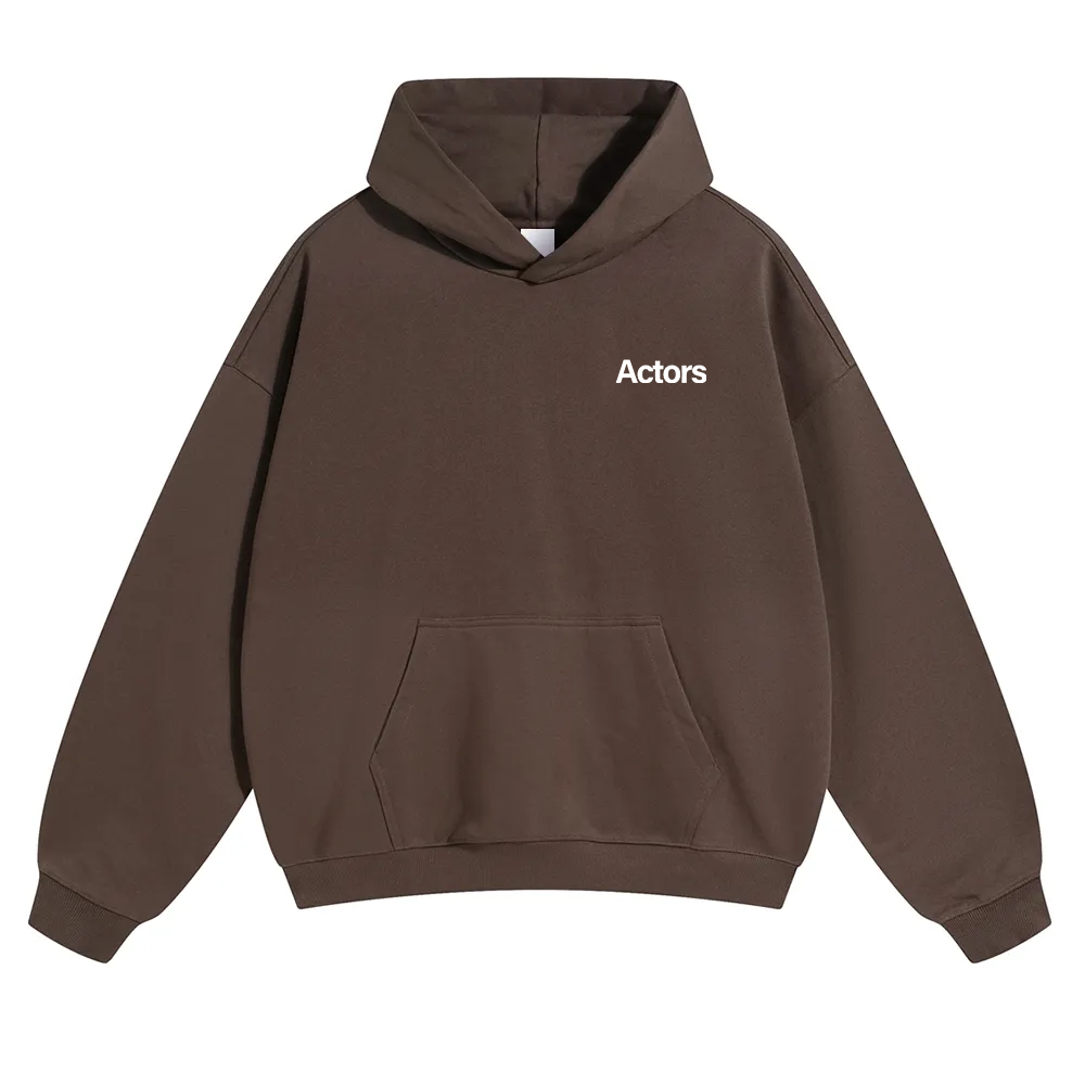 Actors Unisex Solid Color Hoodie wearishow