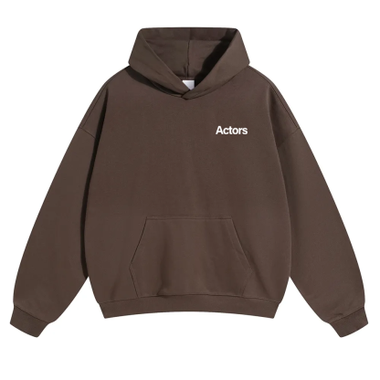 Actors Unisex Solid Color Hoodie wearishow