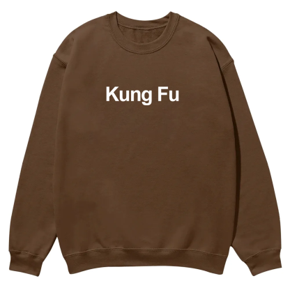 Kung Fu Casual Crewneck Sweatshirt wearishow wearishow