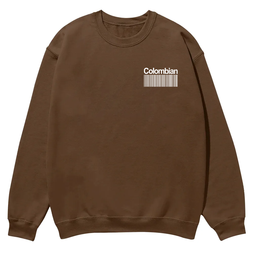 Colombian Unisex Fit  Casual Crewneck Sweatshirt wearishow