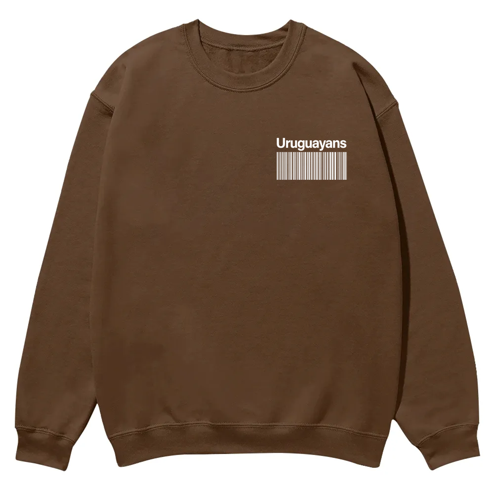 Uruguayans Unisex Fit  Casual Crewneck Sweatshirt wearishow