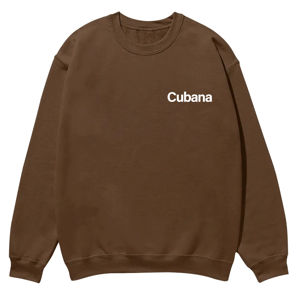 Cubana Unisex Fit  Casual Crewneck Sweatshirt wearishow