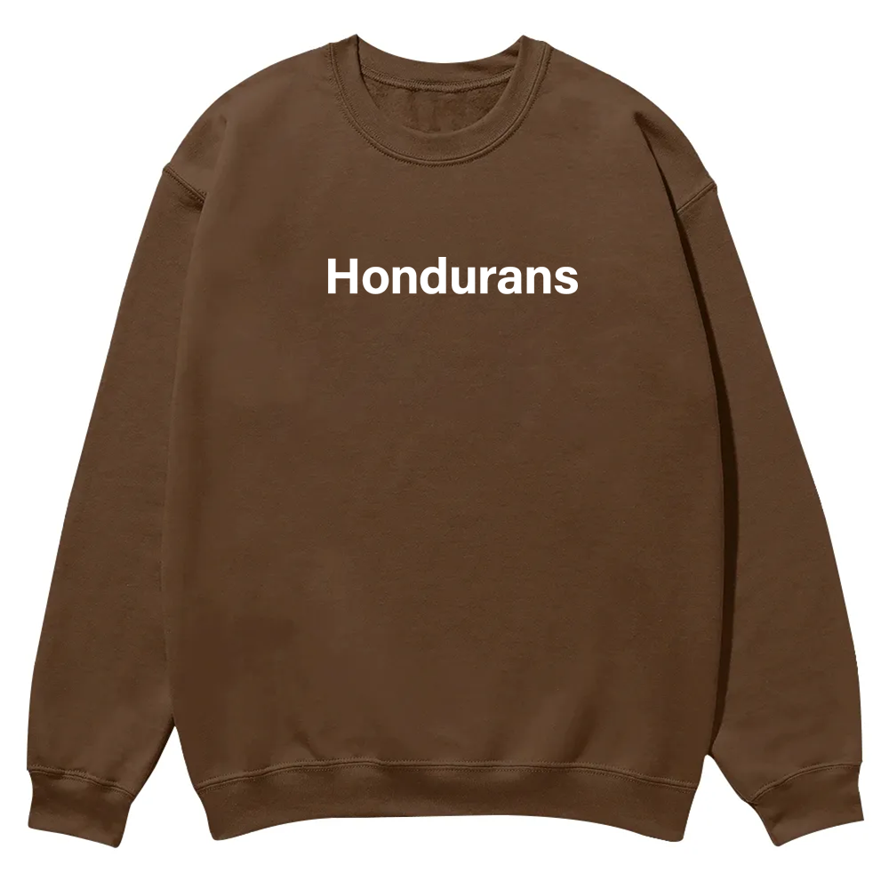 Hondurans Unisex Fit  Casual Crewneck Sweatshirt wearishow