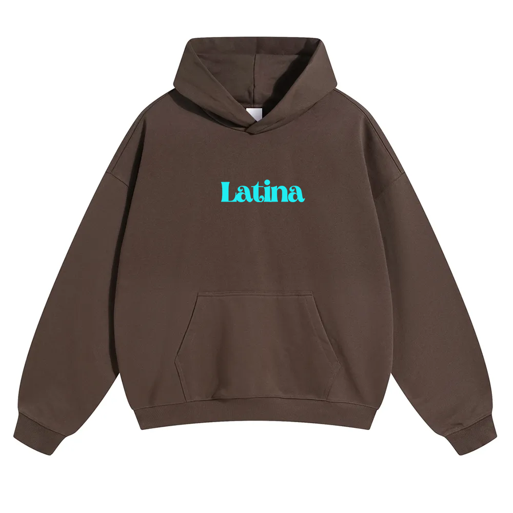 Latina Unisex Fit Color Hoodie wearishow
