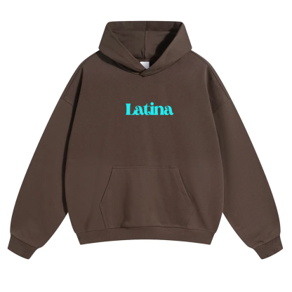 Latina Unisex Fit Color Hoodie wearishow