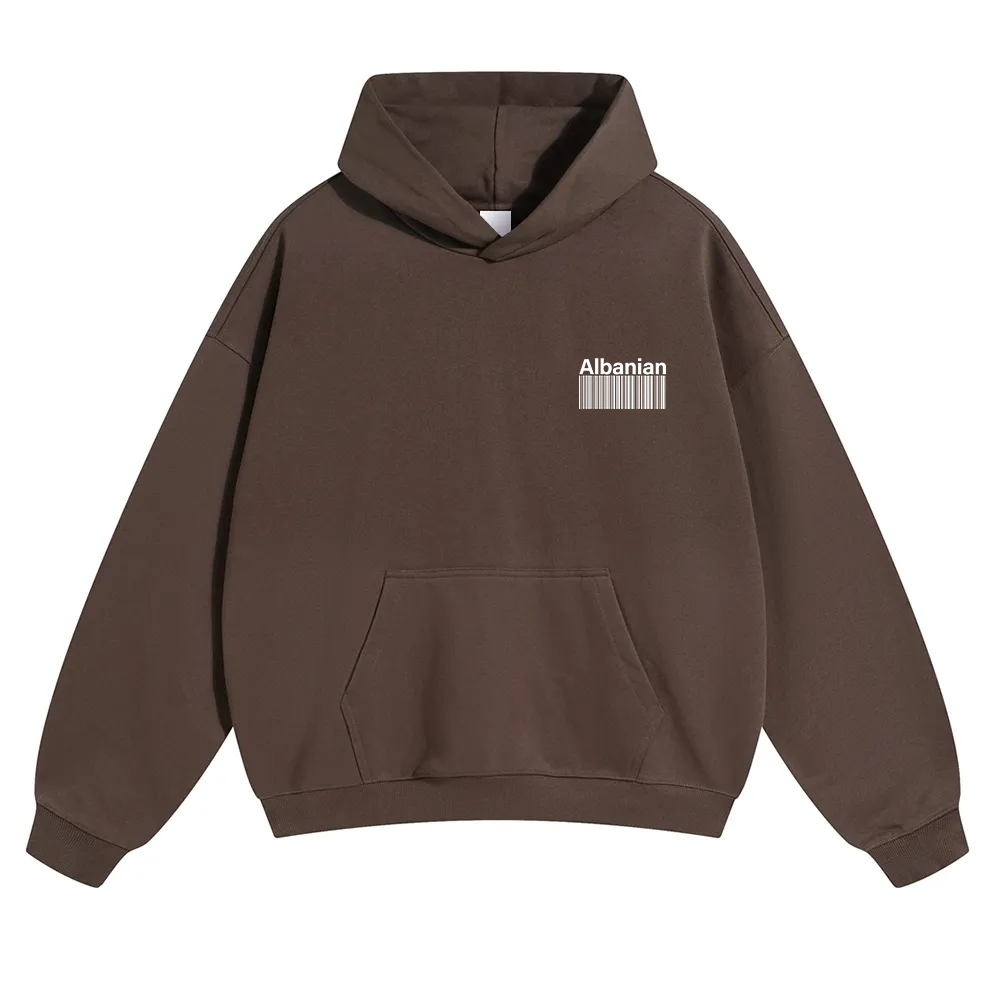 Albanian Unisex Fit Color Hoodie wearishow