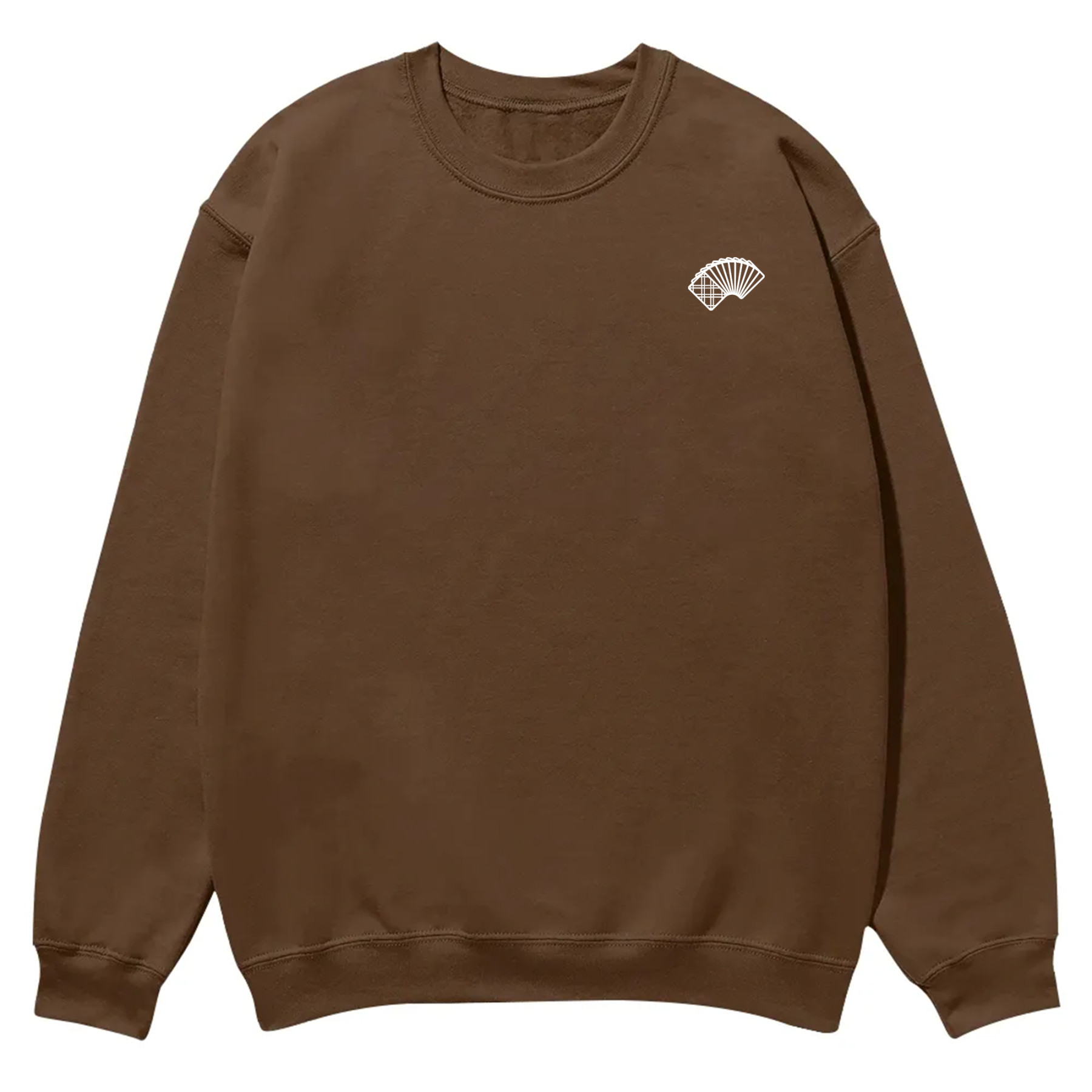 Poker Player Unisex Casual Crewneck Sweatshirt