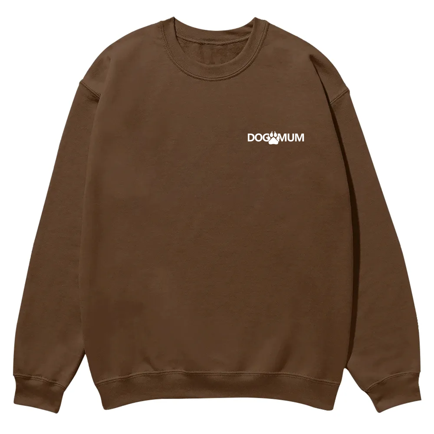 Dog Mum  Addcustom QR Code Name Unisex Casual Crewneck Sweatshirt