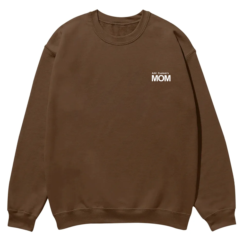 MOM Custom Casual Crewneck Sweatshirt wearishow