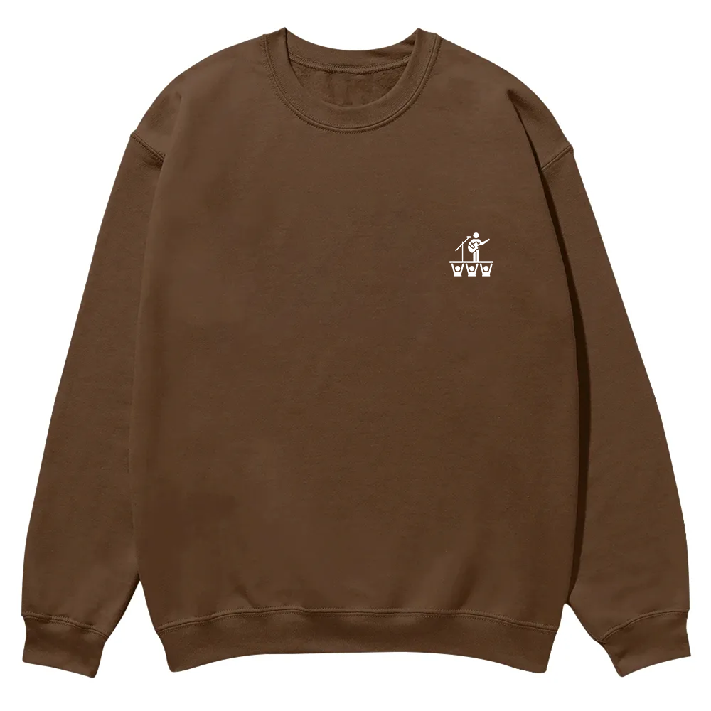 Festival Goer Casual Crewneck Sweatshirt wearishow
