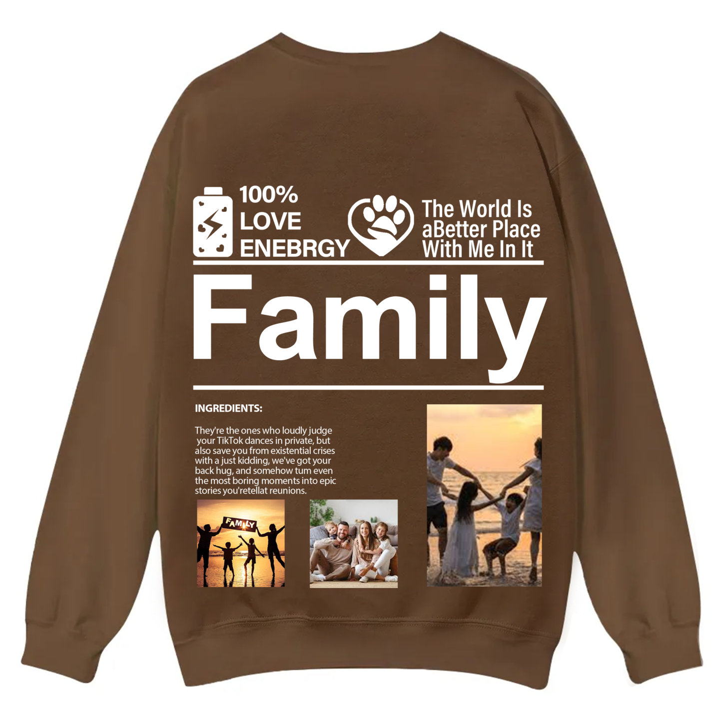 Design your own clothing pattern Unisex Fit Casual Crewneck Sweatshirt