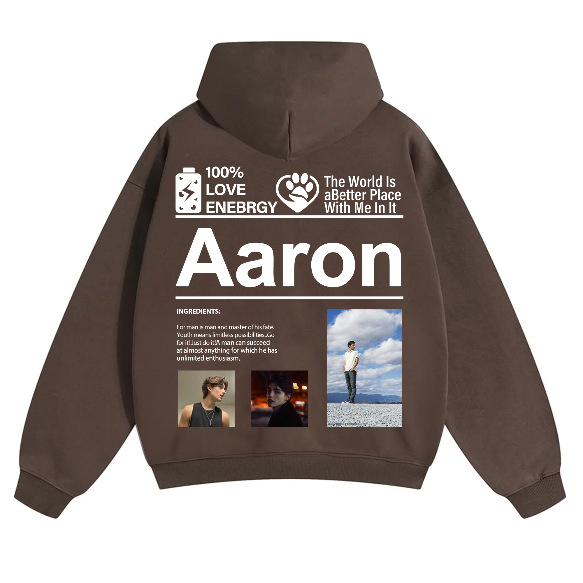Design your own clothing pattern Unisex Fit Solid Color Hoodie