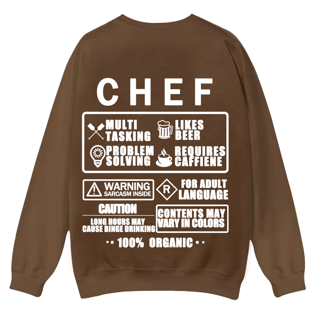  Chef Casual Crewneck Sweatshirt