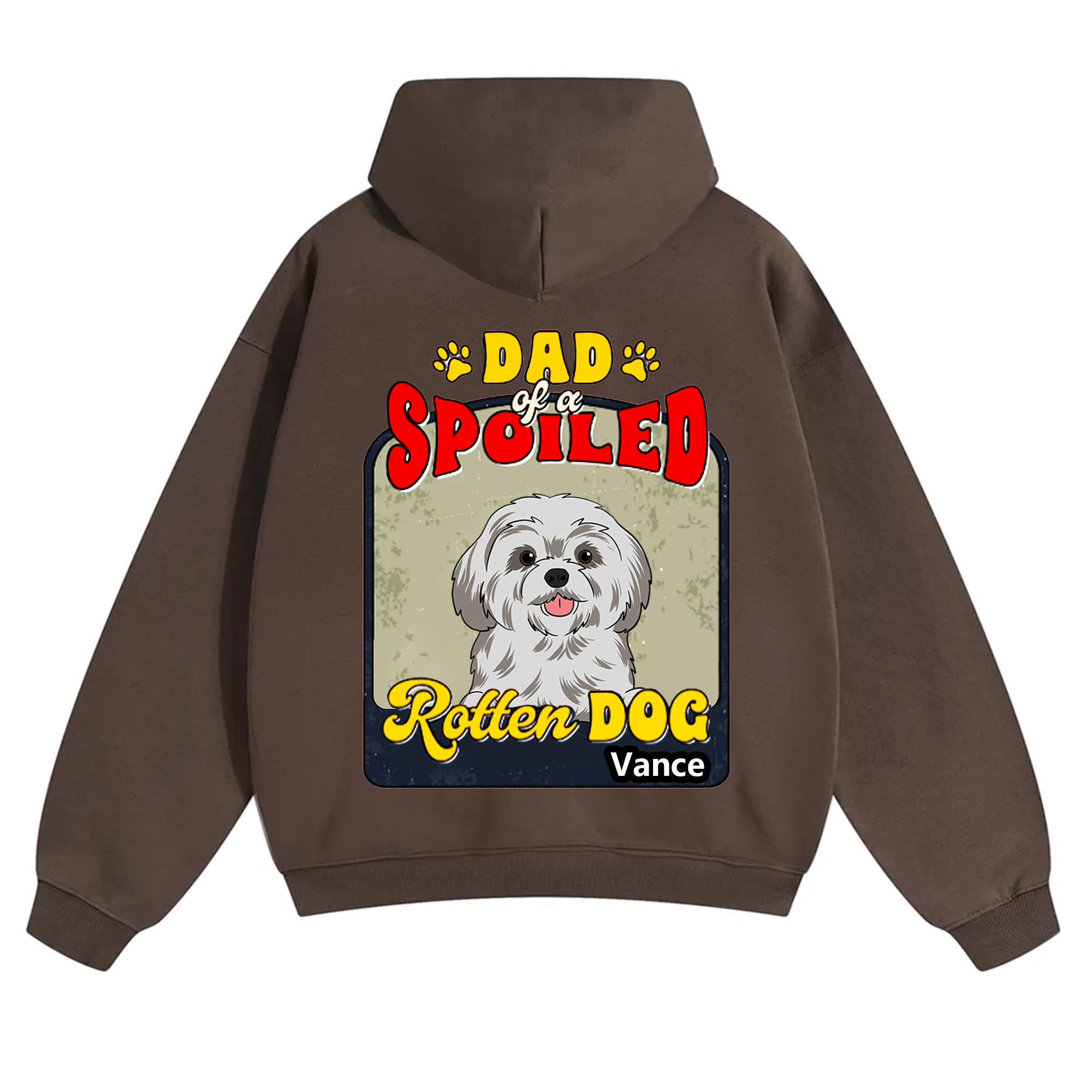 Spoiled Rotten Dog Named - Personalized Custom Unisex Hoodie