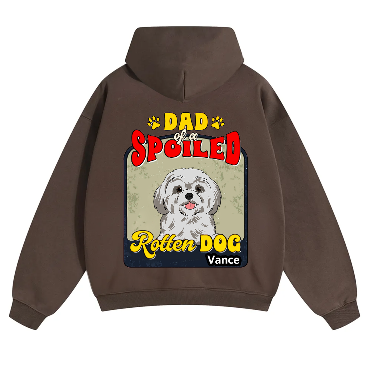 Spoiled Rotten Dog Named - Personalized Custom Unisex Hoodie