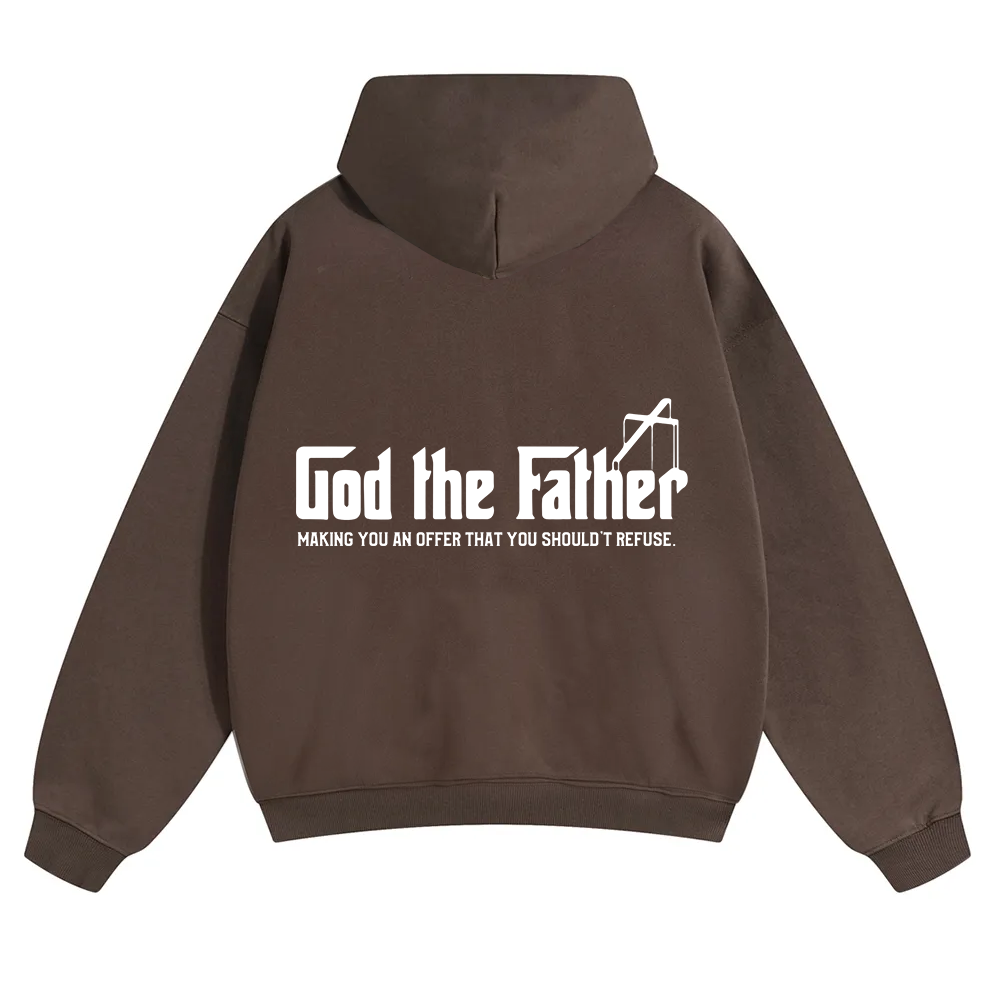 God The Father Christian Unisex Solid Color Hoodie wearishow