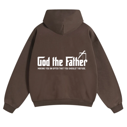 God The Father Christian Unisex Solid Color Hoodie wearishow