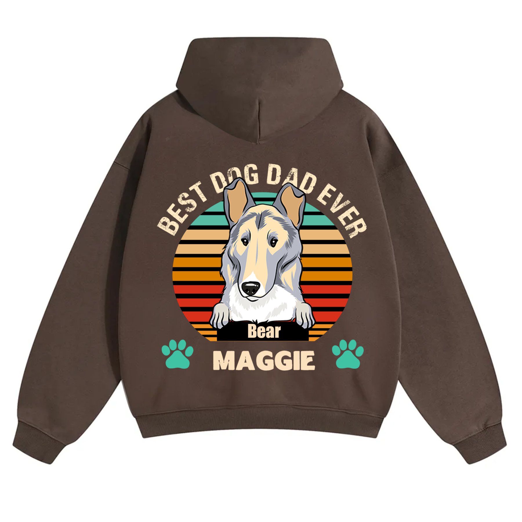 Best Dog Mom and Dad Ever - Personalized Custom Unisex Hoodie
