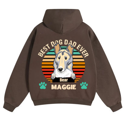 Best Dog Mom and Dad Ever - Personalized Custom Unisex Hoodie