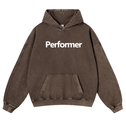 Performer Washed Hoodie wearishow