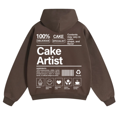 Cake Artist  Unisex Solid Color Hoodie wearishow