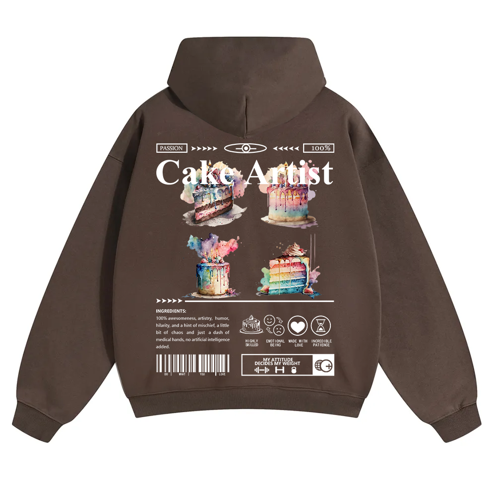 Cake Artist  Unisex Solid Color Hoodie wearishow
