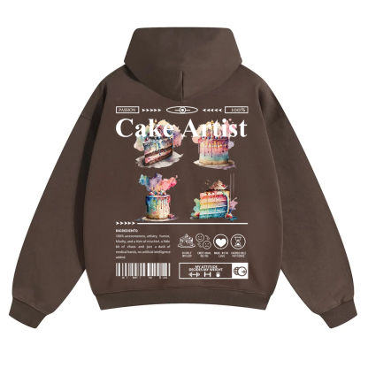 Cake Artist  Unisex Solid Color Hoodie wearishow