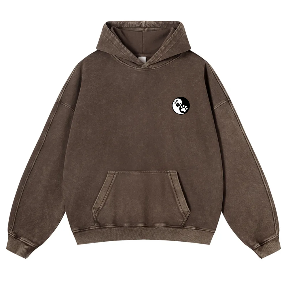 Dog Trainer Washed Hoodie wearishow