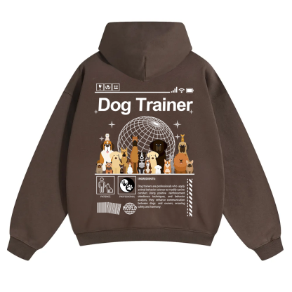 Dog Trainer Unisex Solid Color Hoodie wearishow