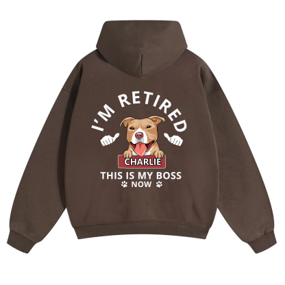 This Is My Boss - Personalized Custom Unisex Hoodie