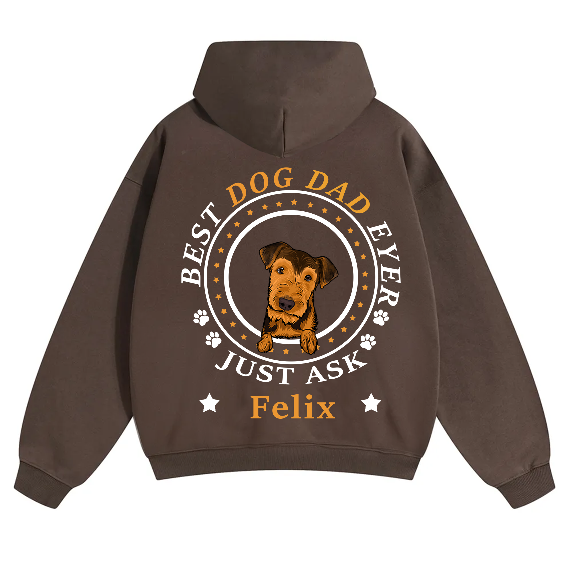 Best Dog Dad/Dog Mum Circle - Personalized Custom Unisex Hoodie