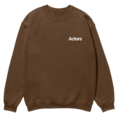 Actors Casual Crewneck Sweatshirt wearishow wearishow