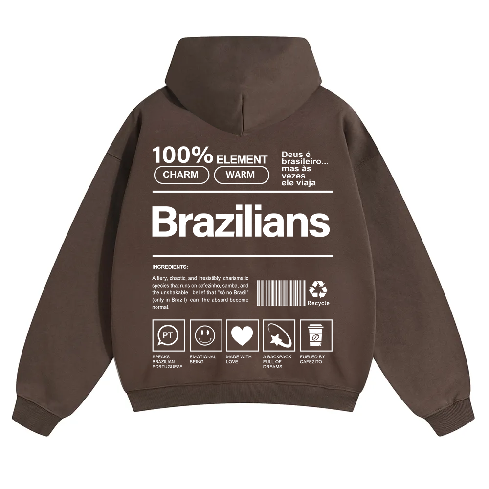 Brazilians Unisex Fit Color Hoodie wearishow