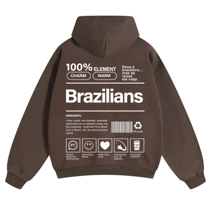 Brazilians Unisex Fit Color Hoodie wearishow