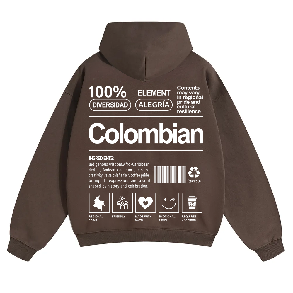 Colombian Unisex Fit Color Hoodie wearishow