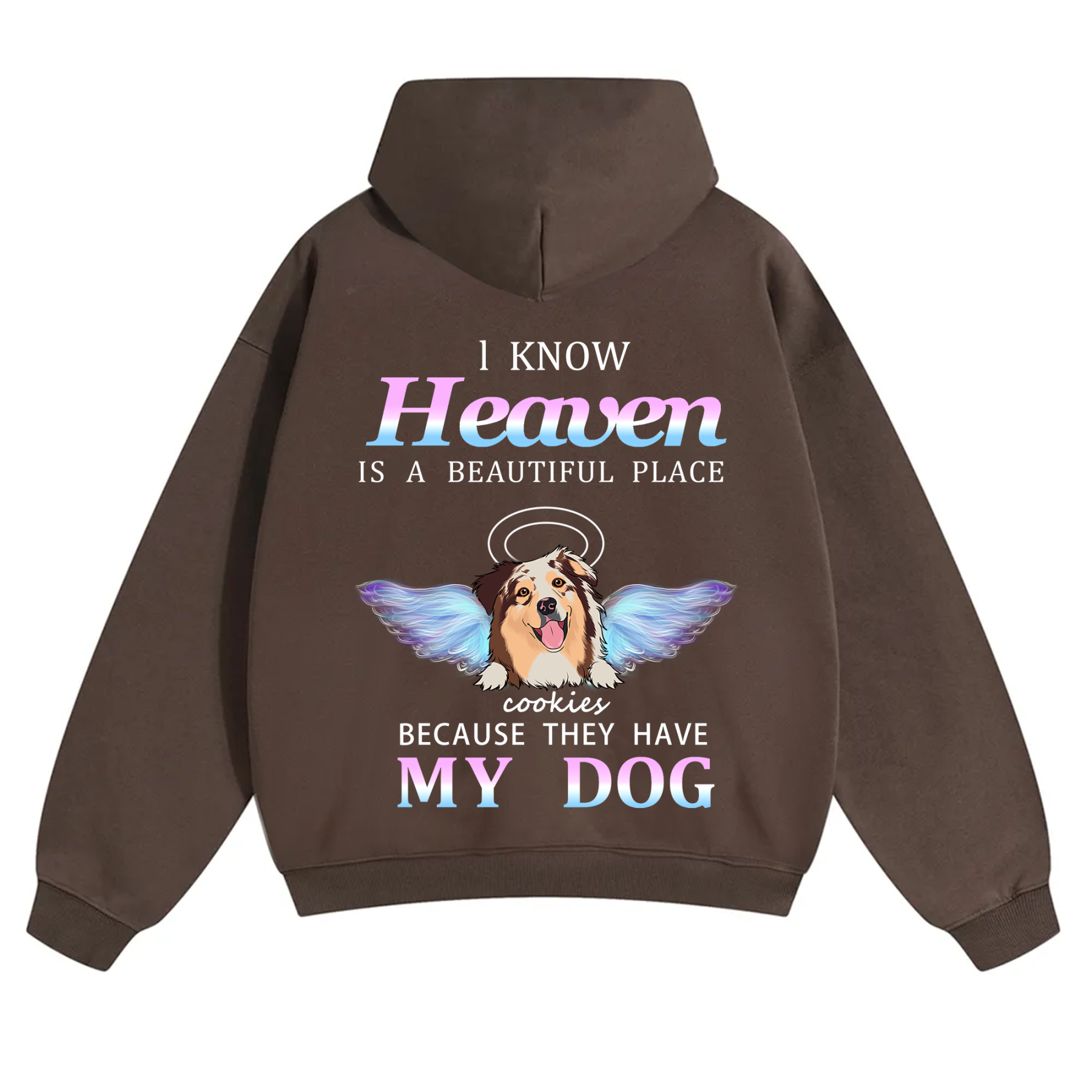 Heaven Is A Beautiful Place - Personalized Custom Unisex Hoodie