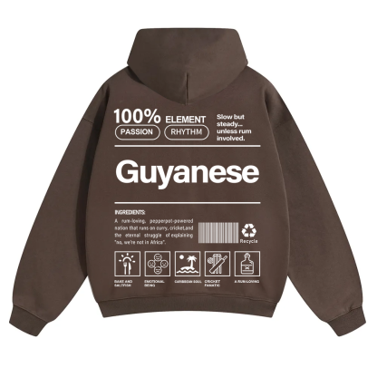 Guyanese Unisex Fit Color Hoodie wearishow