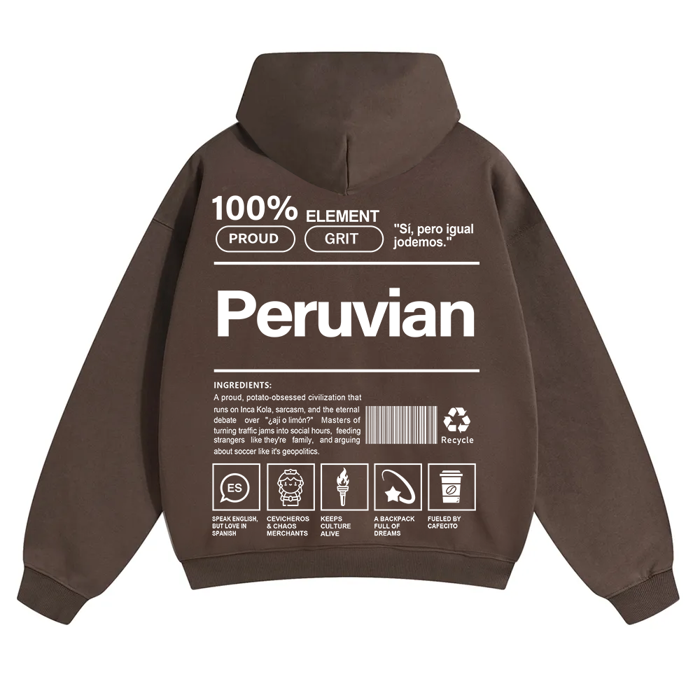 Peruvian Unisex Fit Color Hoodie wearishow