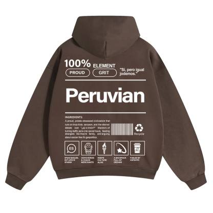 Peruvian Unisex Fit Color Hoodie wearishow