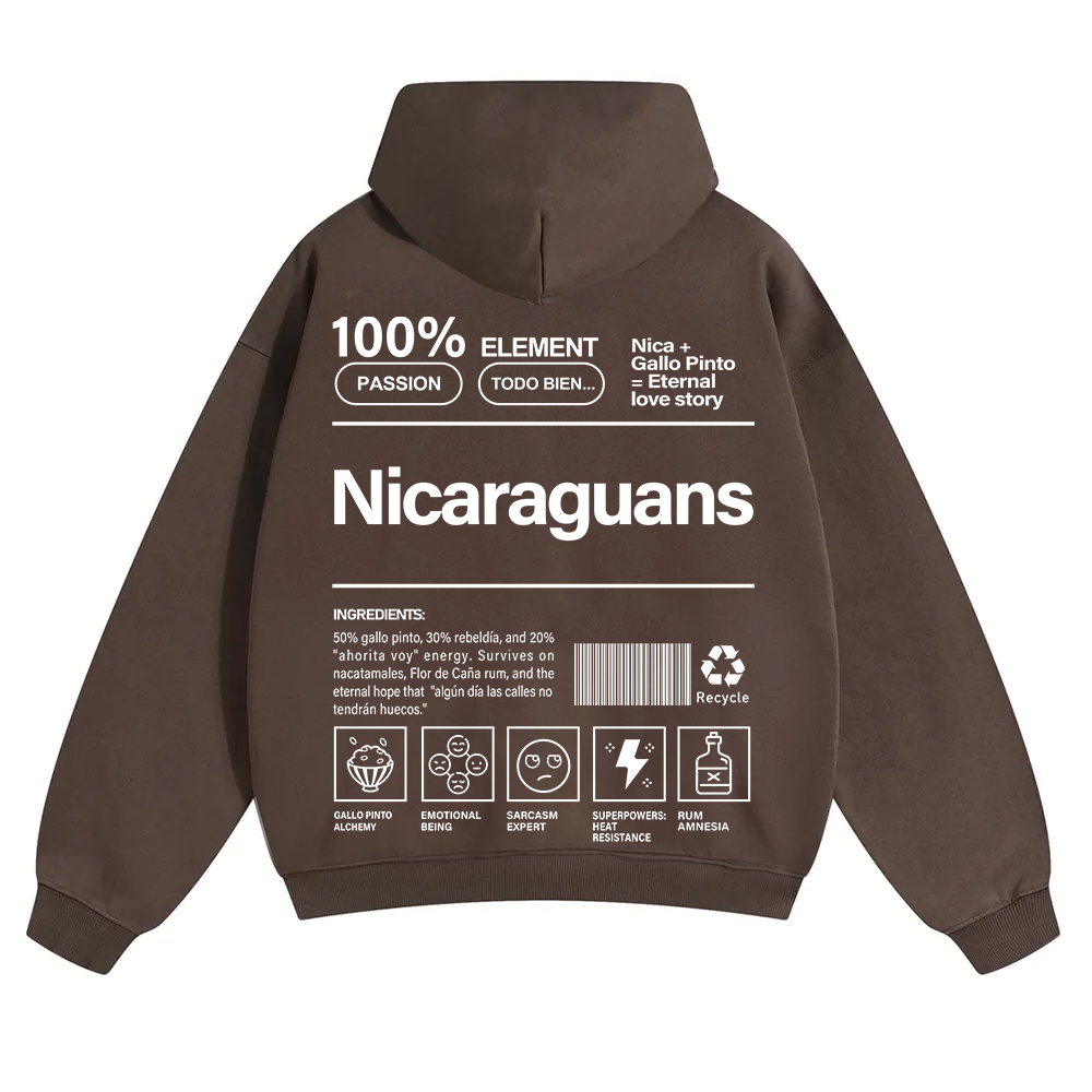 Nicaraguans Unisex Fit Color Hoodie wearishow