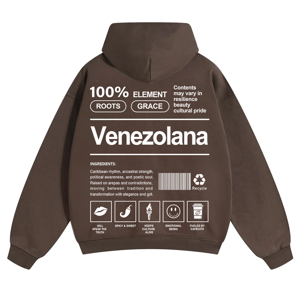 Venezolana Unisex Fit Color Hoodie wearishow