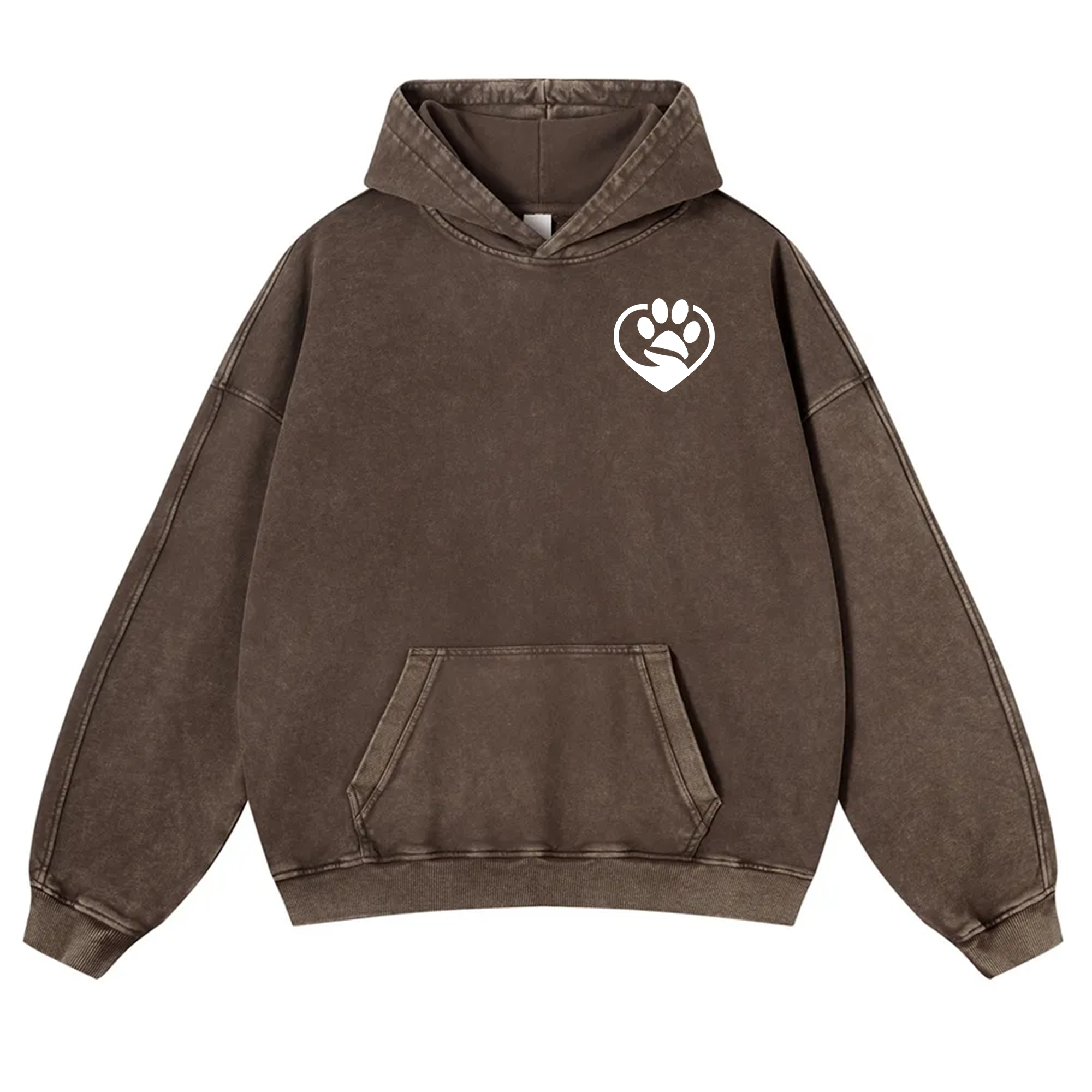 Pet Photo Creative Customized Unisex Washed Hoodie