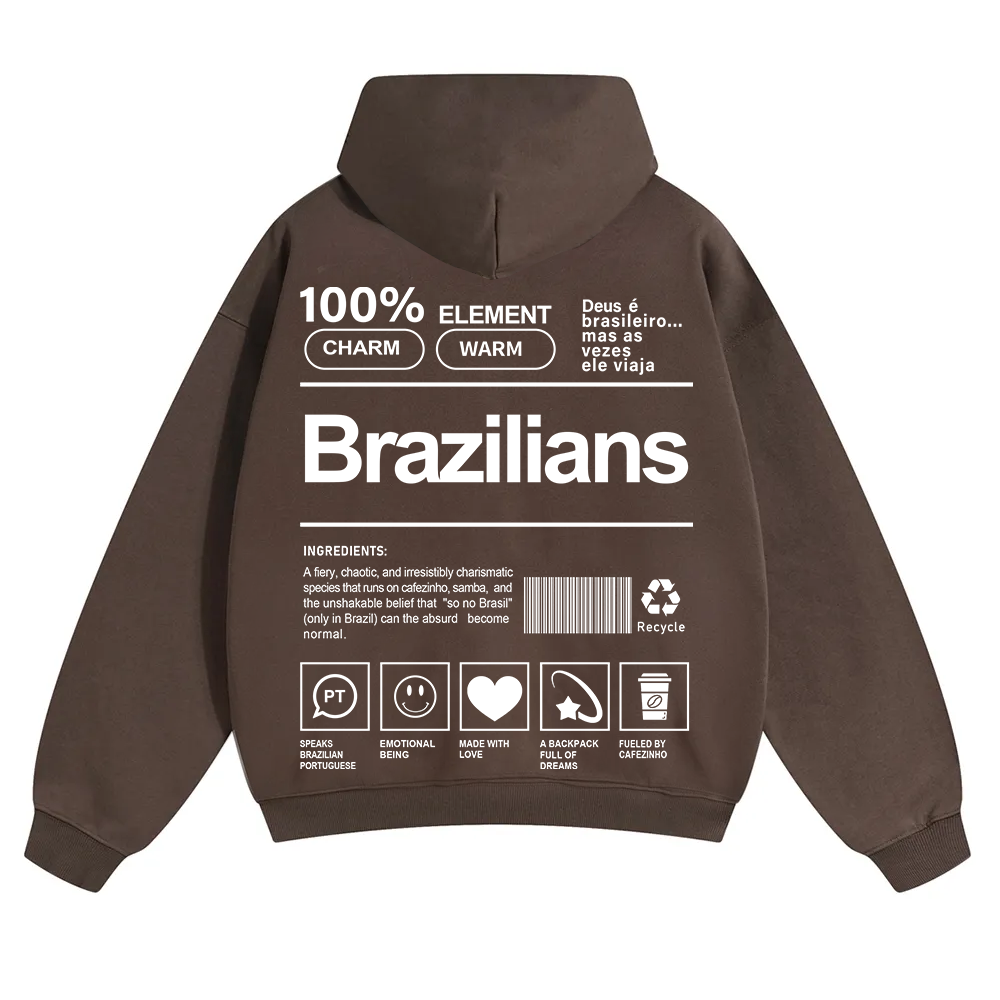 Brazilians Unisex Fit Color Hoodie wearishow