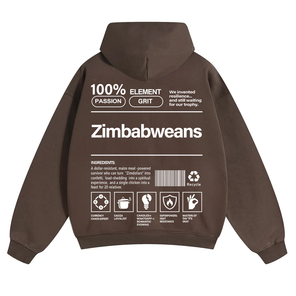 Zimbabweans Unisex Fit Color Hoodie wearishow
